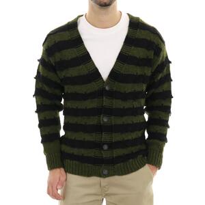 CARDIGANA  RIGHE VERDE